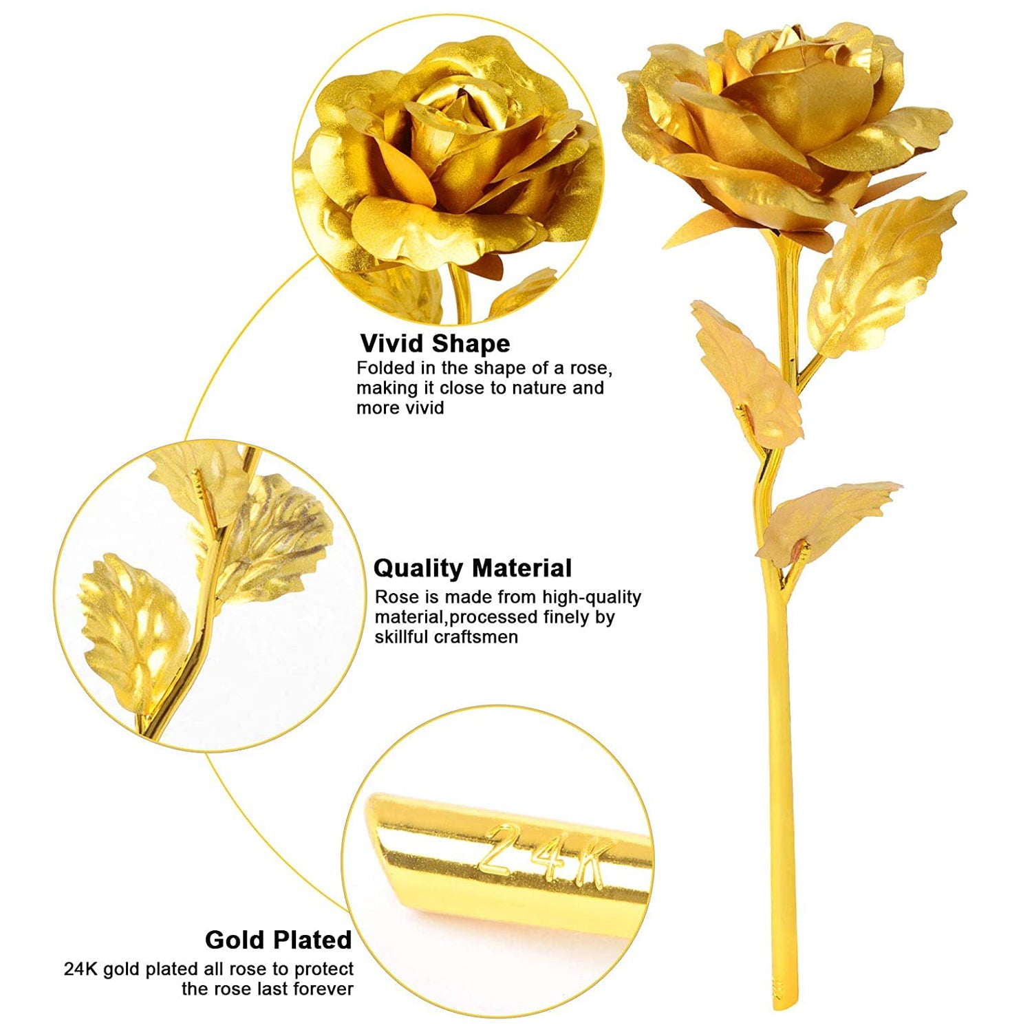 0879 B Golden Rose used in all kinds of places like household, offices, cafe's, etc. for decorating and to look good purposes and all. DeoDap 0879 B Golden Rose used in all kinds of places like household, offices, cafe's, etc. for decorating and to look good purposes and all. DeoDap